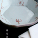 九谷焼：色絵金彩梅図折紙形向付・正木春蔵
