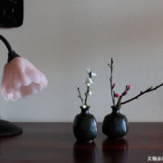 玄釉面取徳利・四方・吉井史郎