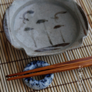 染付リング箸置・阪東晃司