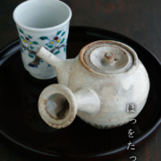 粉引しのぎ急須・益子淳一