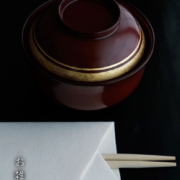 朱筋文端反椀・奥田志郎