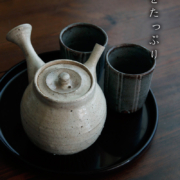 粉引しのぎ急須・益子淳一