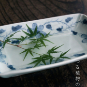 鉄線図深長皿・藤塚光男