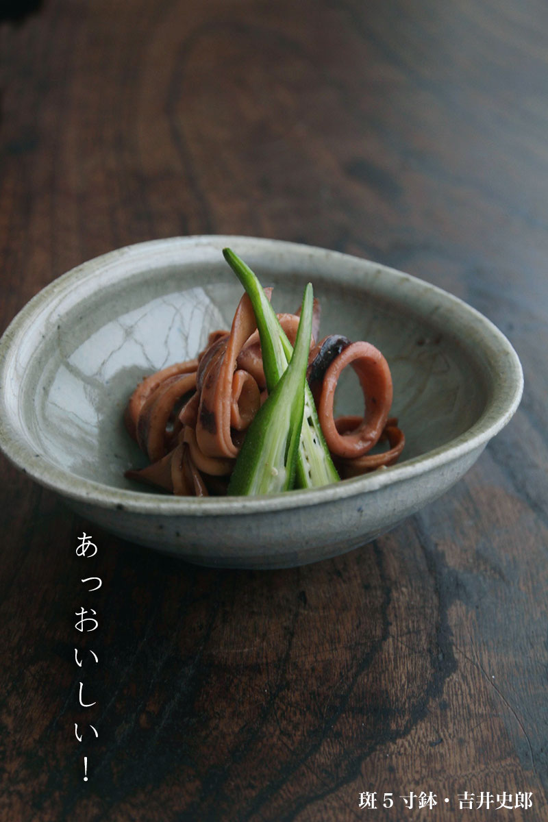 斑5寸鉢・吉井史郎 斑5寸鉢・吉井史郎