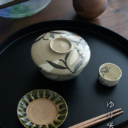 京焼・乾山写ゆり文蓋向付・伏原博之