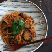 縞8寸皿・杉本太郎