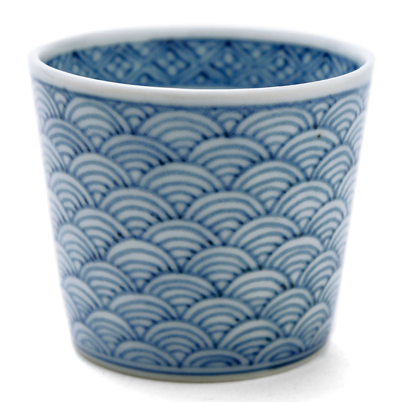 そば猪口・青海波文・植山昌昭