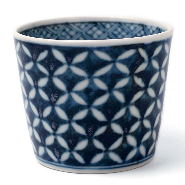 そば猪口・七宝菱繋文・植山昌昭