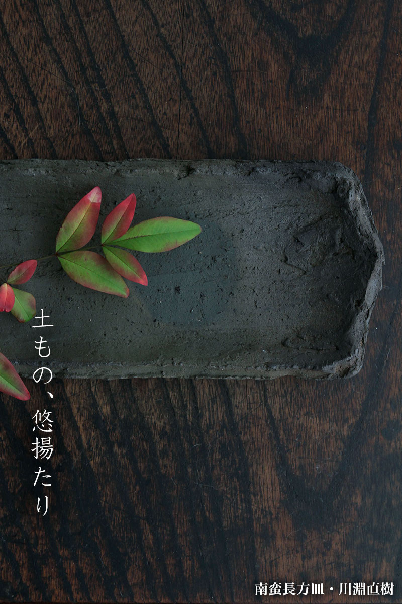 南蛮長方皿・川淵直樹 南蛮長方皿・川淵直樹