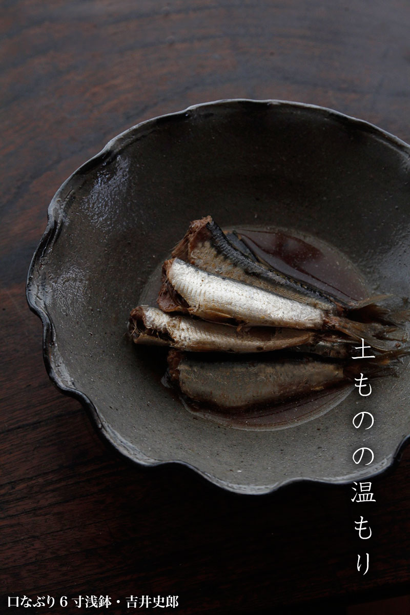 口なぶり6寸浅鉢・吉井史郎