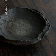 南蛮五寸陶板皿・川淵明日香