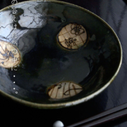 雅造織部絵紋様皿・福森雅武