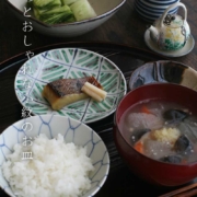 色絵綾文皿・小・須田菁華