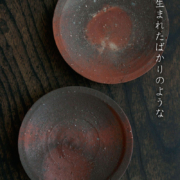 焼〆丸皿・14cm・辻村塊