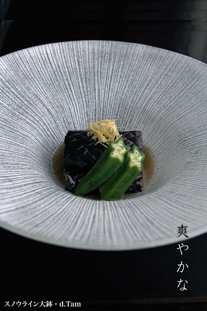 スノウライン大鉢・d.Tam スノウライン大鉢・d.Tam