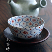 天啓赤絵花網文汲出・浅・土山敬司