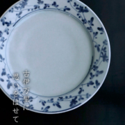 草花割文7寸皿・藤塚光男