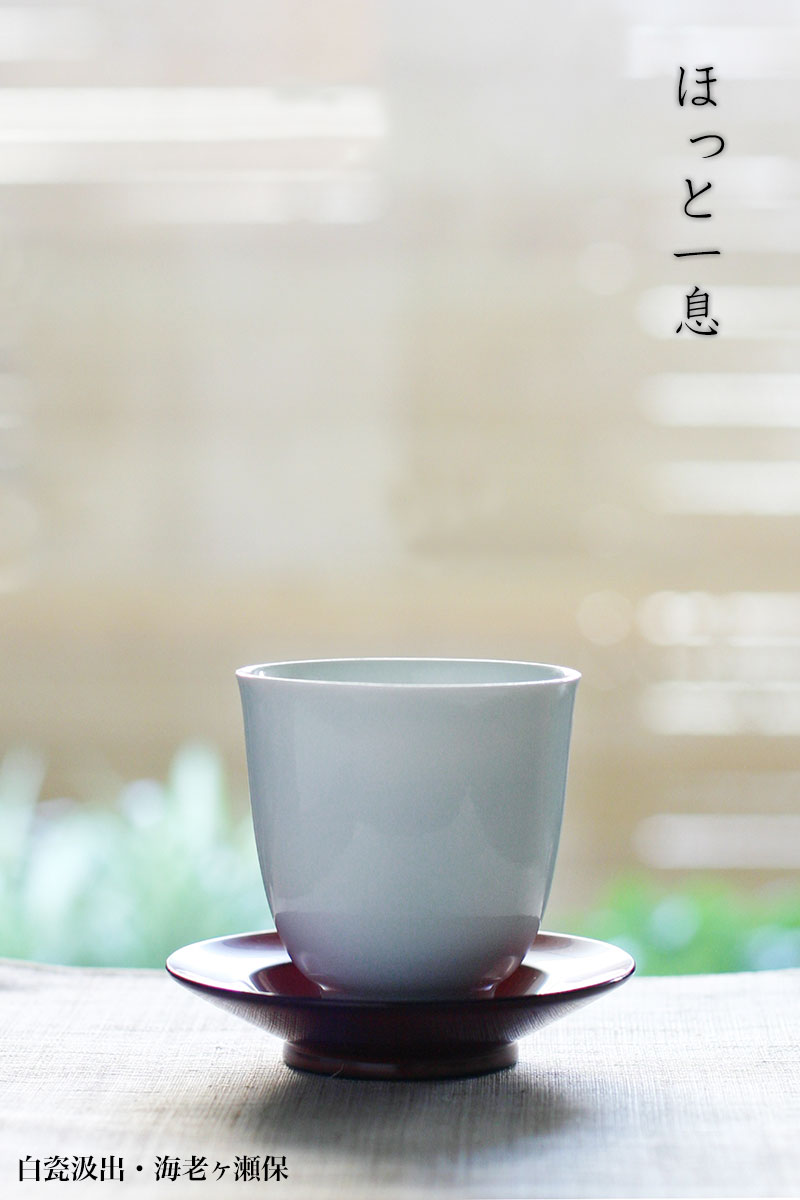 白磁(天草陶石):白瓷汲出・海老ヶ瀬保 白磁(天草陶石):白瓷汲出・海老ヶ瀬保