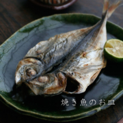 織部焼・総織部：織部小判皿・有松進