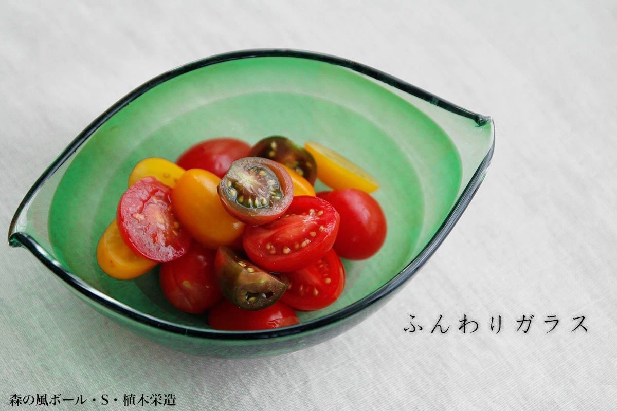 ガラス：森の風ボール・S・植木栄造