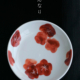 九谷焼:赤絵梅文皿・須田菁華