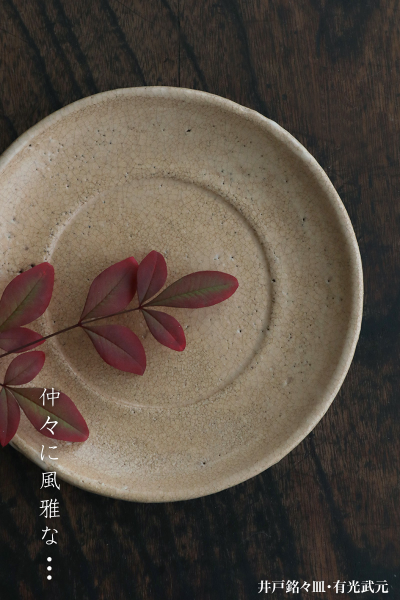 井戸：井戸銘々皿・有光武元
