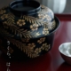 漆器:桜柳文箔絵黒石州椀・尚古堂・山本哲