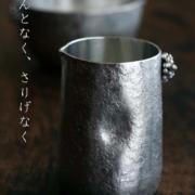 錫器・紅茶用ミルクピッチャー・ヌーボー・ゆり工房