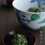 色絵花文鉢・古川章蔵