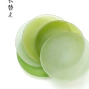 ガラス：春色豆皿・5色1組・d.Tam