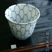 染付：染付天啓網深向付・阪東晃司