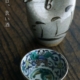 九谷焼：吉田屋唐子図ぐい呑・須田菁華