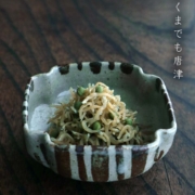 唐津焼：絵唐津千鳥文様角小向・中村恵子