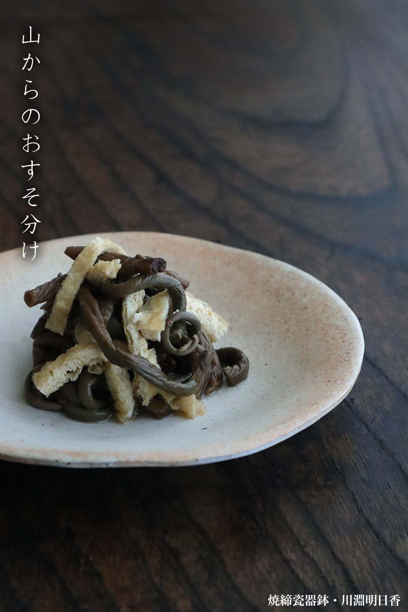 焼〆:焼締瓷器鉢・川淵明日香 焼〆:焼締瓷器鉢・川淵明日香