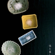 色絵入角猪口・阪東晃司