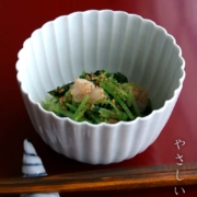 白磁：白磁輪花小鉢・碗型・水野克俊