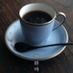 トワエモア ブルーコーヒー碗皿・大倉陶園