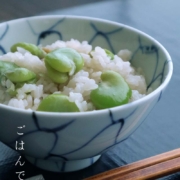 染付網文飯碗・古川章蔵