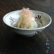 唐津焼：絵唐津刷毛目中鉢・有光武元