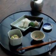 唐津焼：朝鮮唐津結文向付・中村恵子