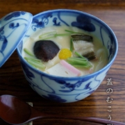 染付安南手蓋物・土山敬司