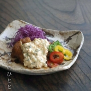 九谷焼：魯山人写銹絵葡萄文様6寸皿・九谷美陶園