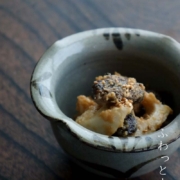 唐津焼：絵唐津柿の花小向付・有光武元