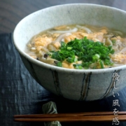 縞文うどん鉢・A・杉本太郎