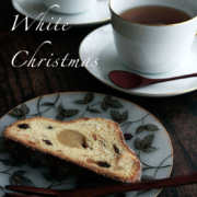 ガラス：絵付け薄皿・ブラックベリー・d.tam